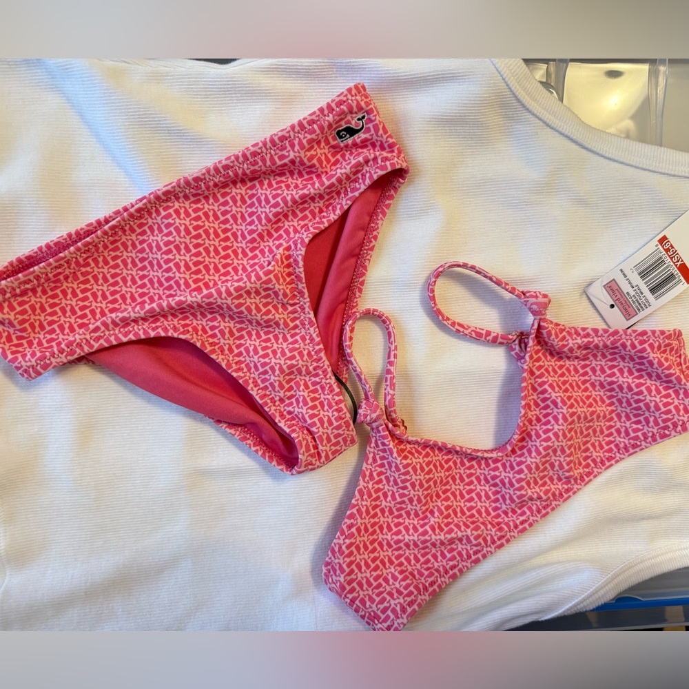 Vineyard Vines Girls Pink Bikini Set, NWT